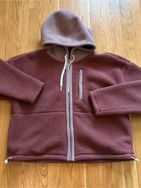 UpWest Burgundy Fleece Hoodie